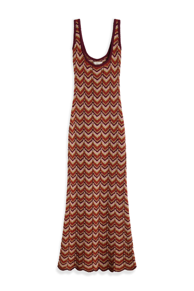 Malena Maxi Dress Blanca Stripe