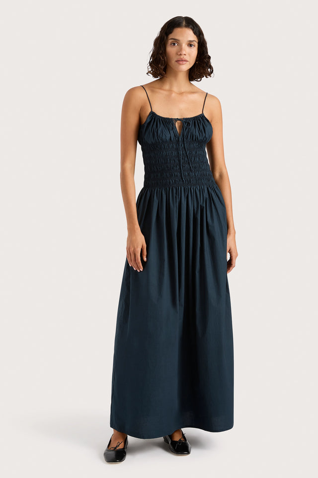 Claude Maxi Dress Navy