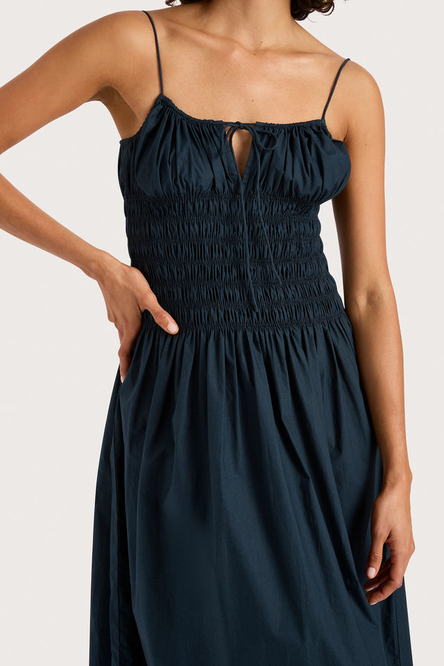 Claude Maxi Dress Navy