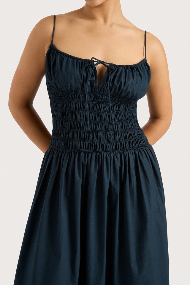 Claude Maxi Dress Navy