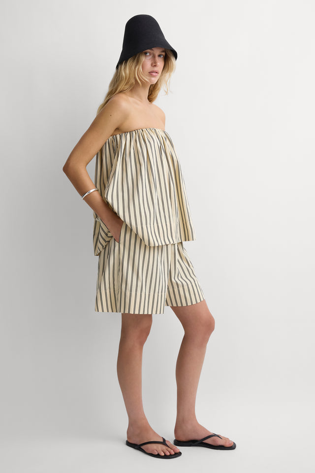 Maura Top Bodega Stripe Sand