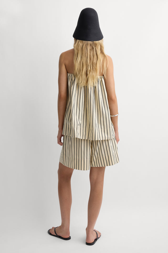 Maura Top Bodega Stripe Sand