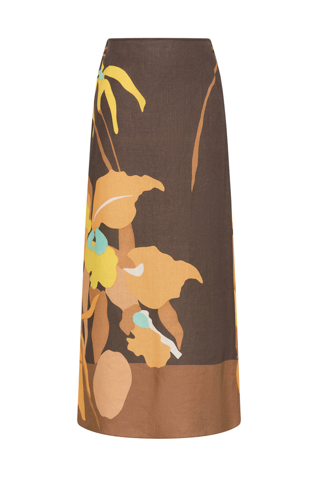 Martina Maxi Skirt Escondido Floral