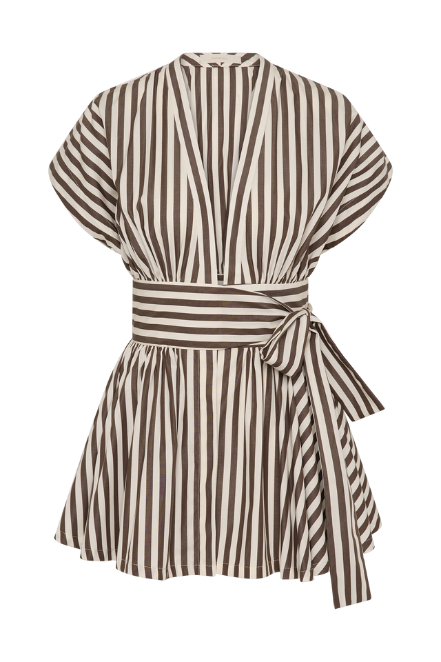 Lova Top Norway Stripe Espresso