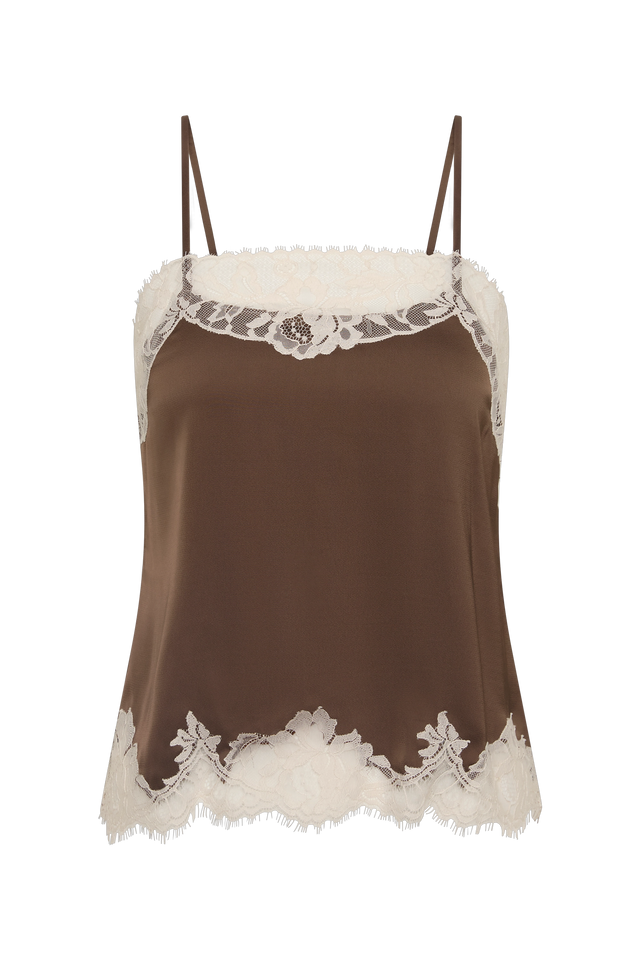 Marisol Top Chocolate Lace