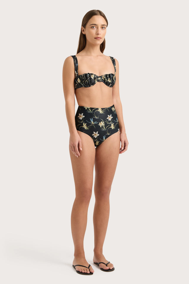 Emily Bikini Top Daffodil Print