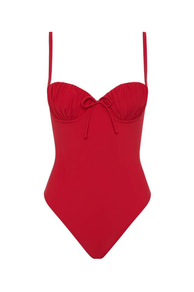 Dinard One Piece Red