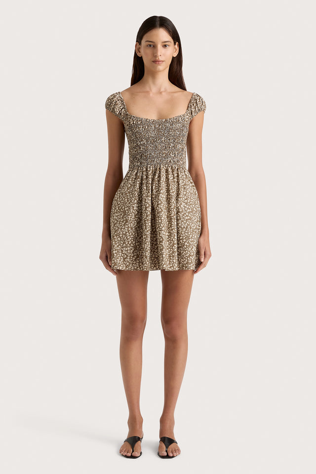 Faithfull the brand vanelli mini dress clearance