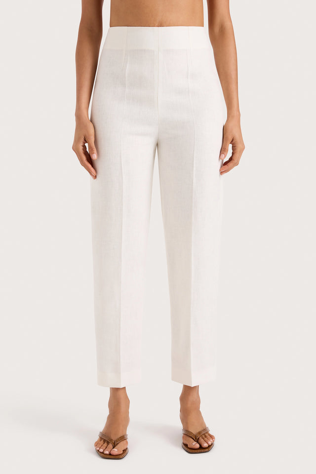 Claudine Pant White