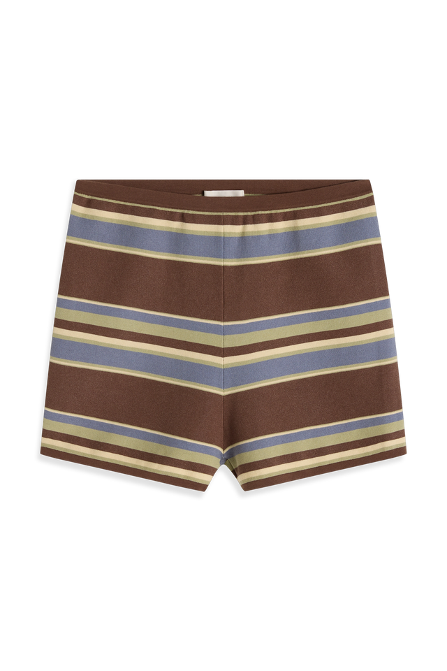 Playa Mini Short La Palma Stripe Carob