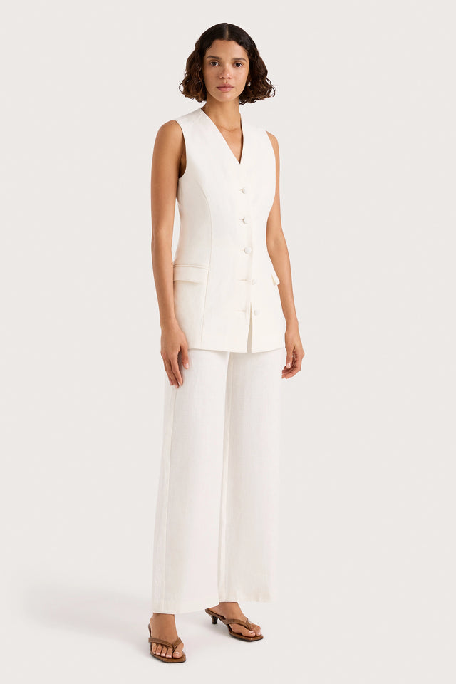 Lya Pant White - Final Sale
