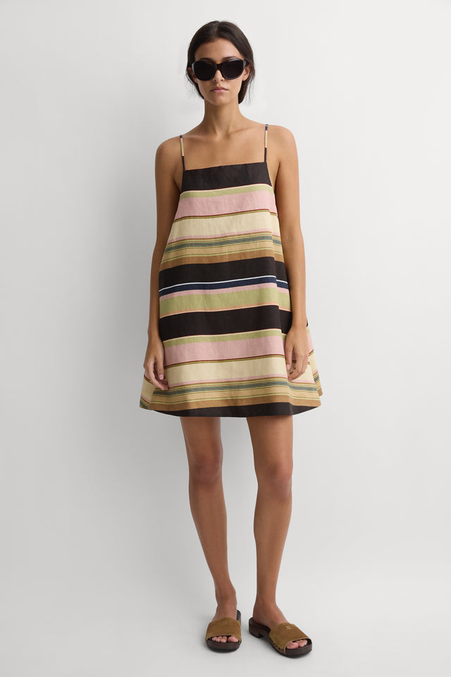 Raquela Mini Dress Corralista Stripe