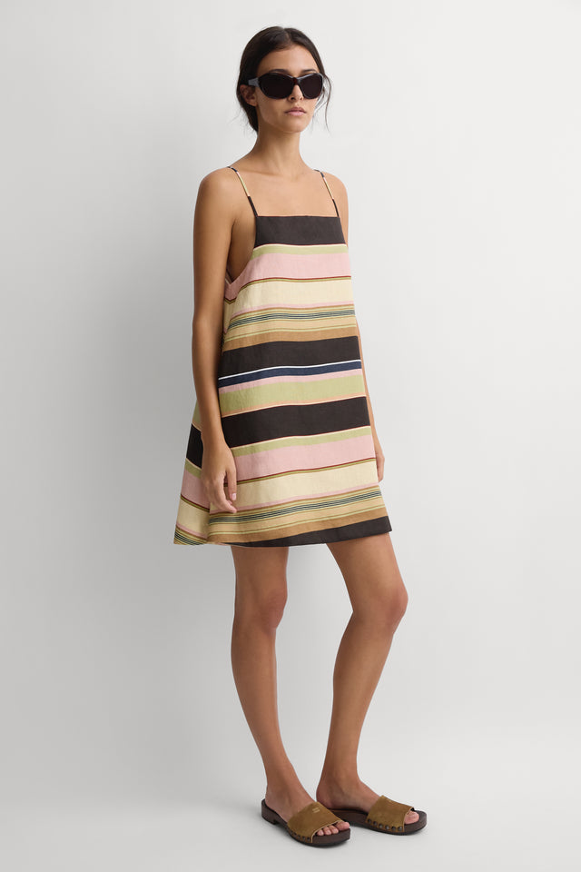 Raquela Mini Dress Corralista Stripe
