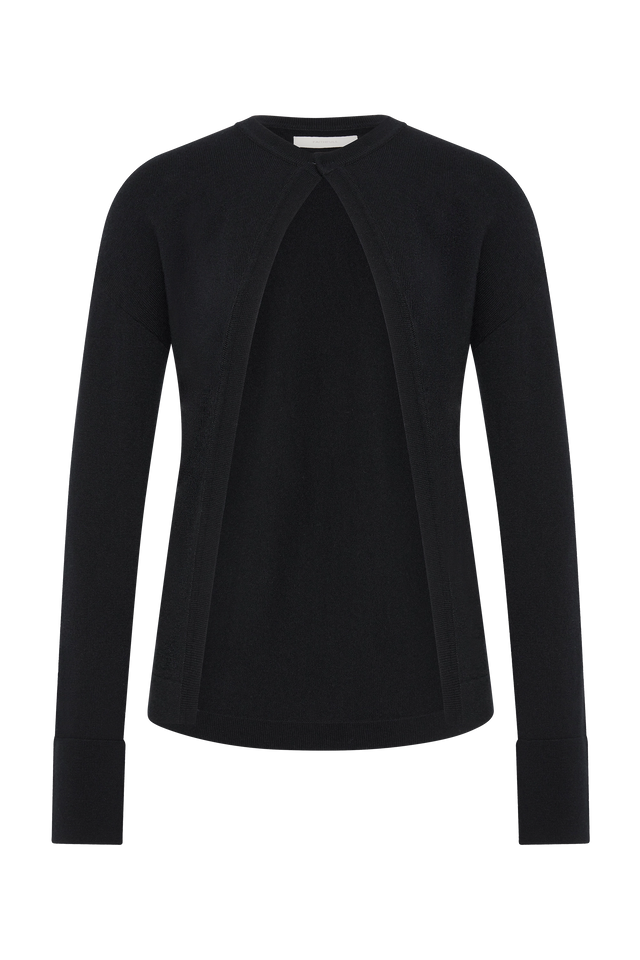 Frederikke Cashmere Cardigan Black