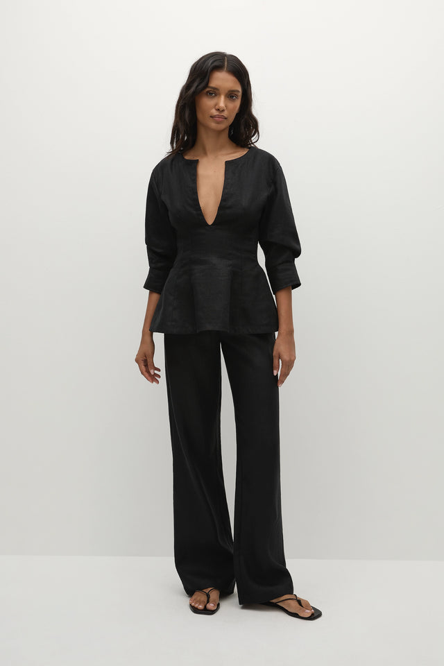 Asha Top Black