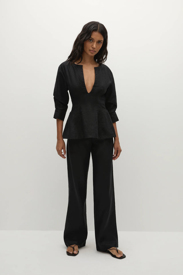 Asha Top Black