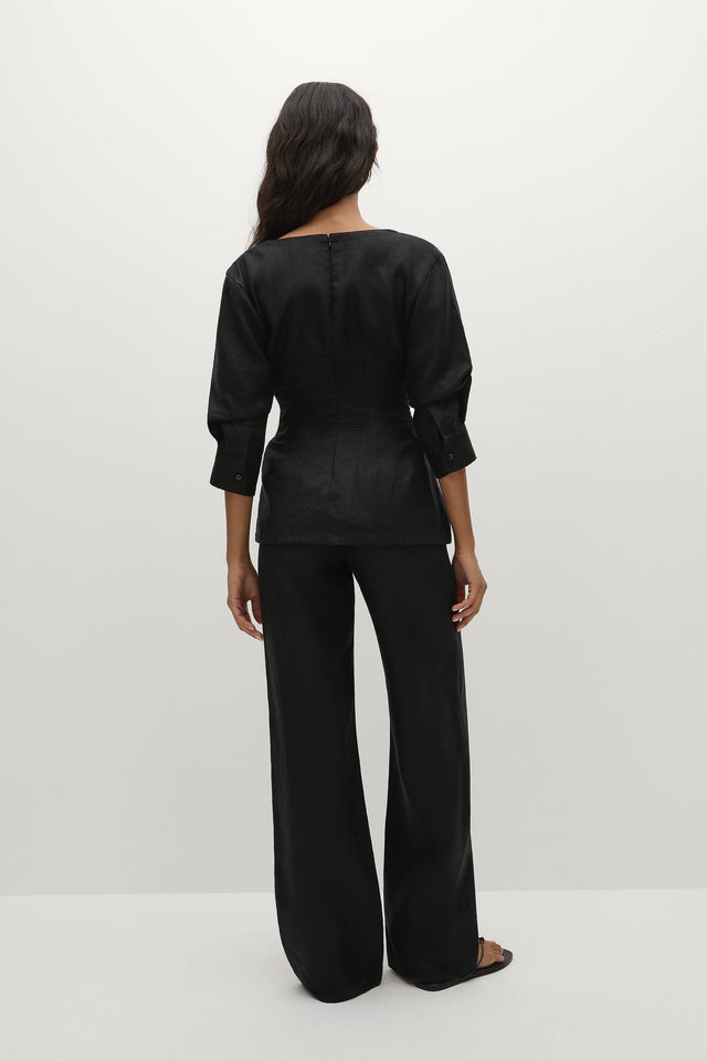 Asha Top Black