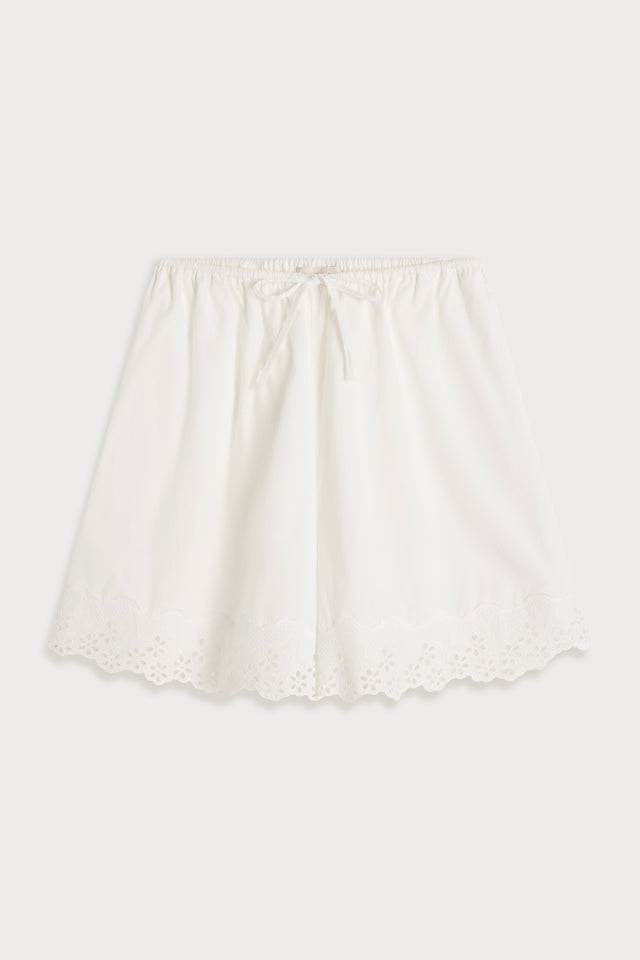 Avani Short Esperanza Lace Antique White