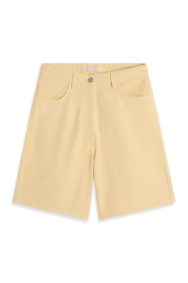 Iris Denim Short Faded Butter