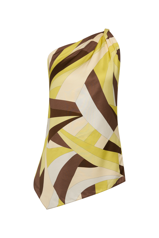 Kortez Top Mila Geometric Print