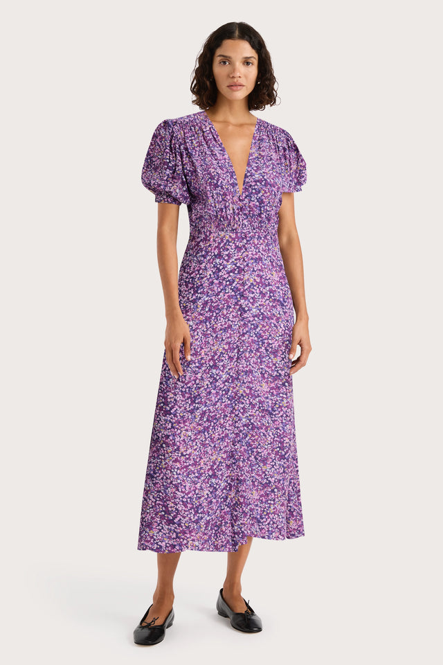 Bellavista Midi Dress Meander Micro Purple