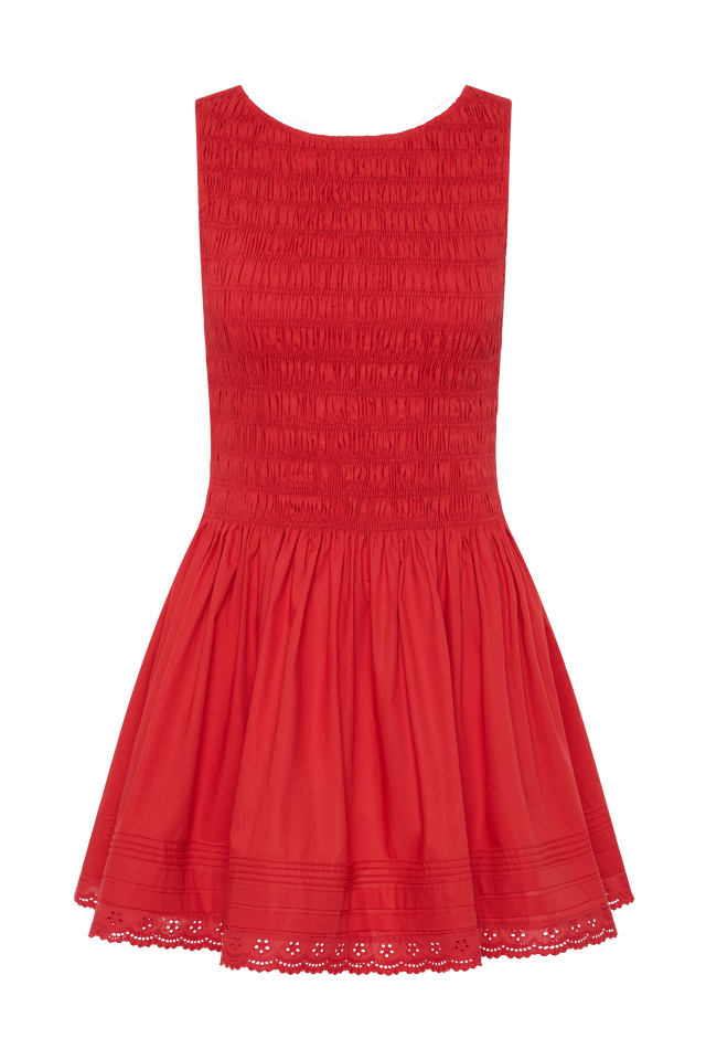 Carolina Mini Dress Red