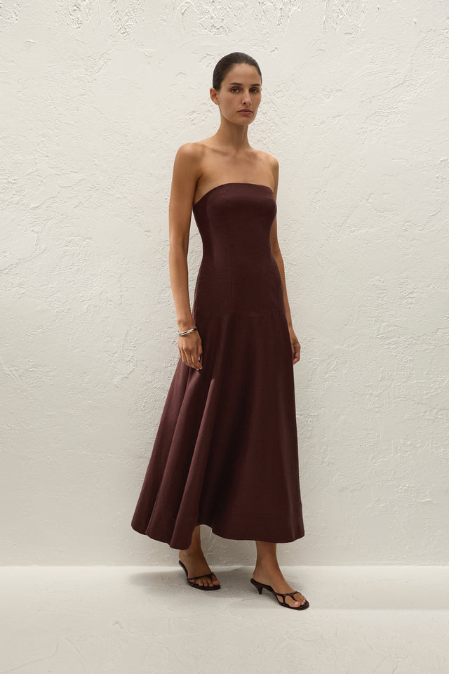 Louna Midi Dress Port