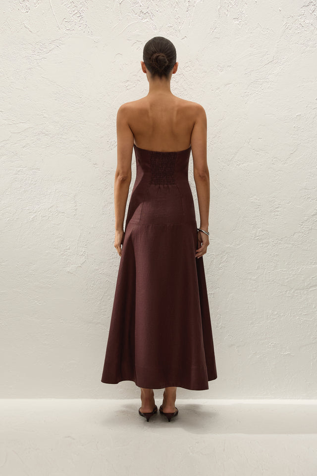 Louna Midi Dress Port