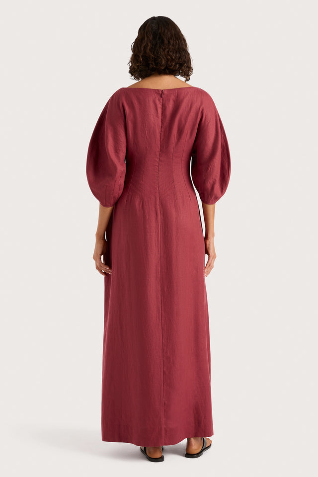 Raynara Maxi Dress Wine