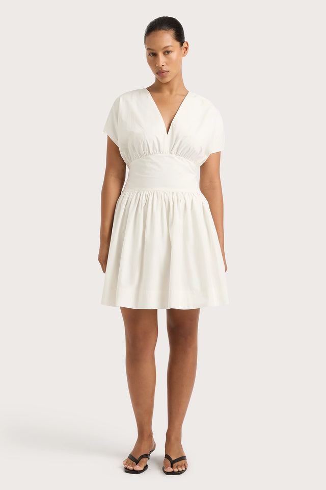 Auve Mini Dress White