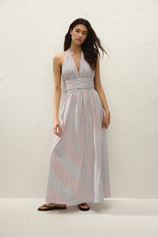 Lido Maxi Dress Venezia Stripe