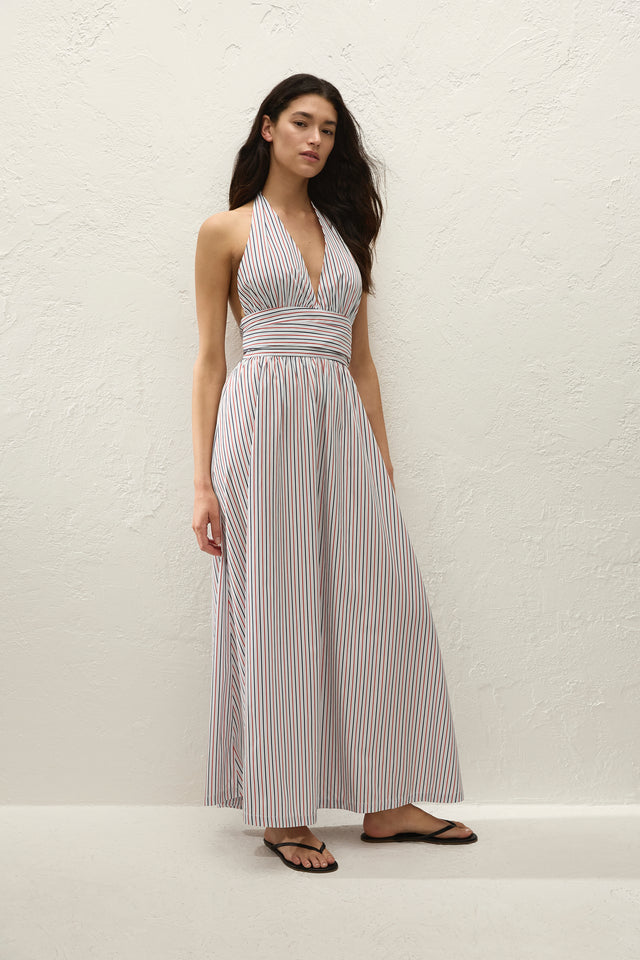 Lido Maxi Dress Venezia Stripe