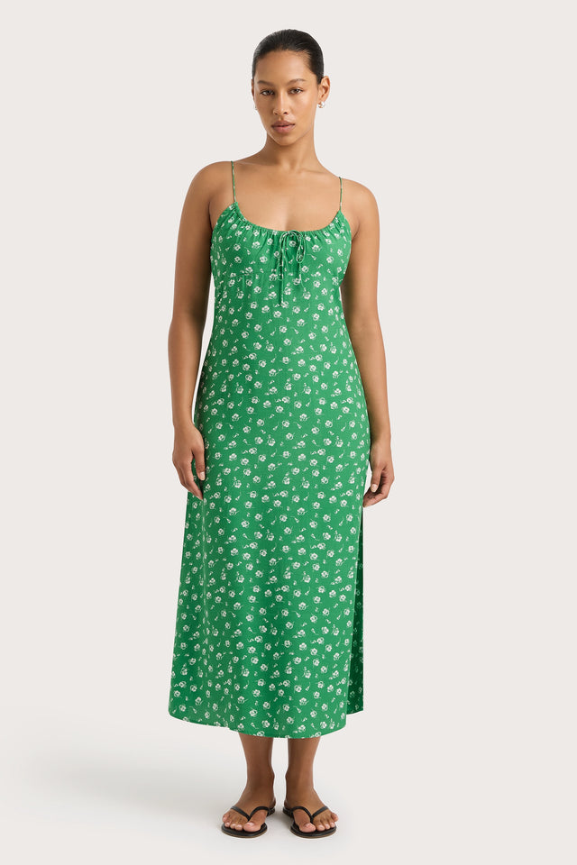 Pau Midi Dress Green