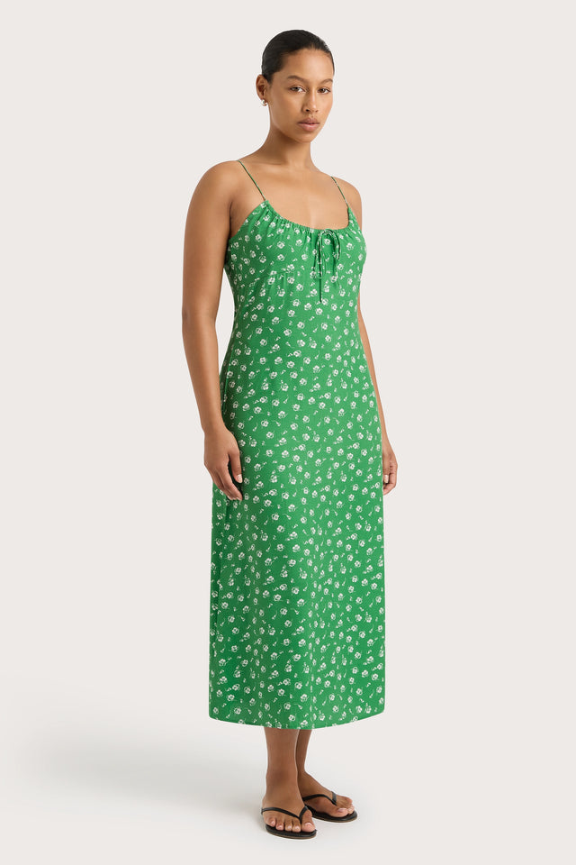 Pau Midi Dress Green