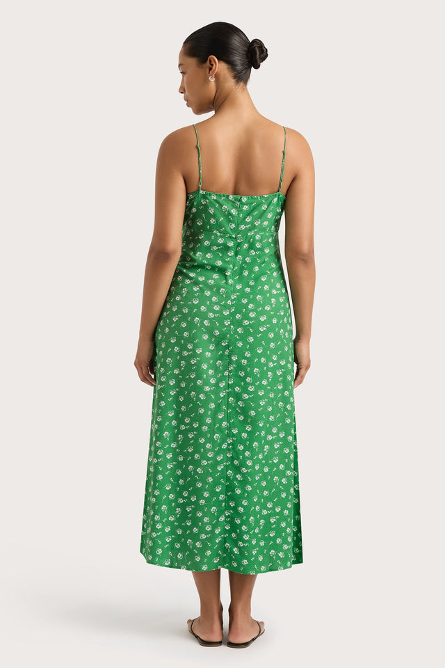 Pau Midi Dress Green