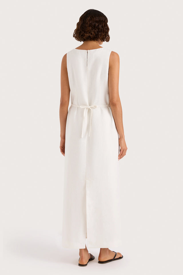 Taylor Midi Dress White