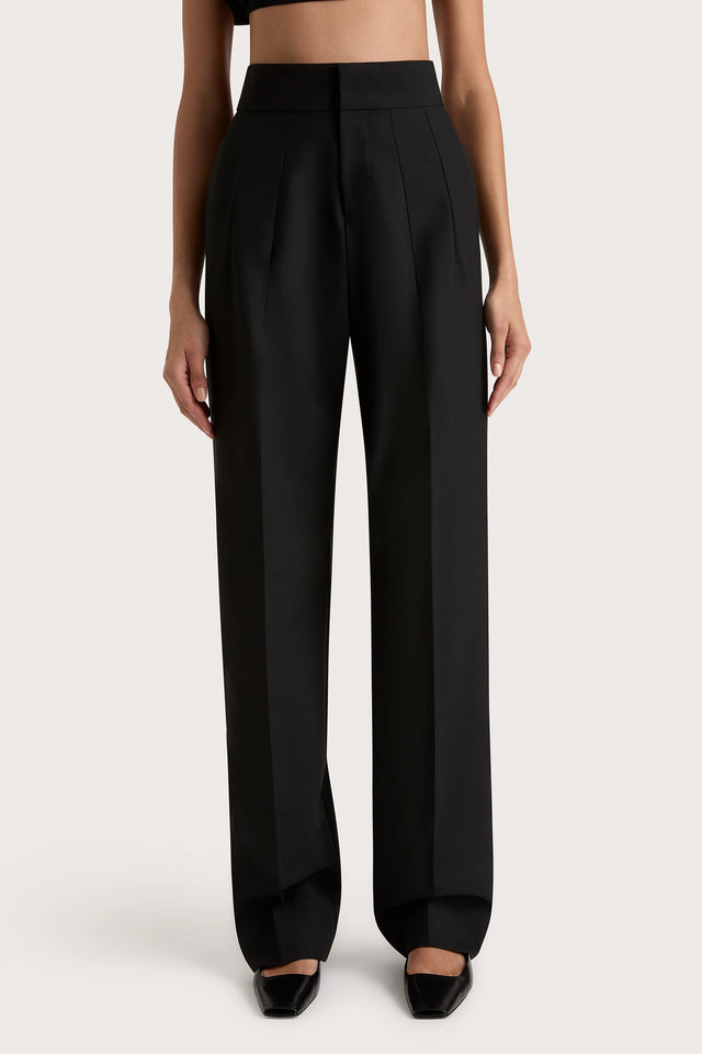 Lena High Waisted Pant Black