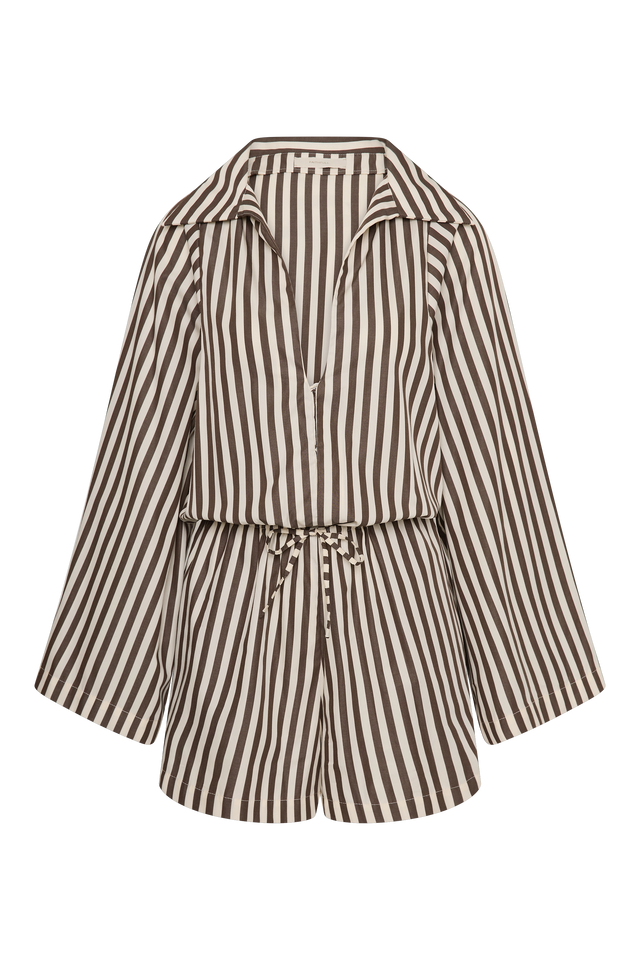 Aksel Playsuit Norway Stripe Espresso