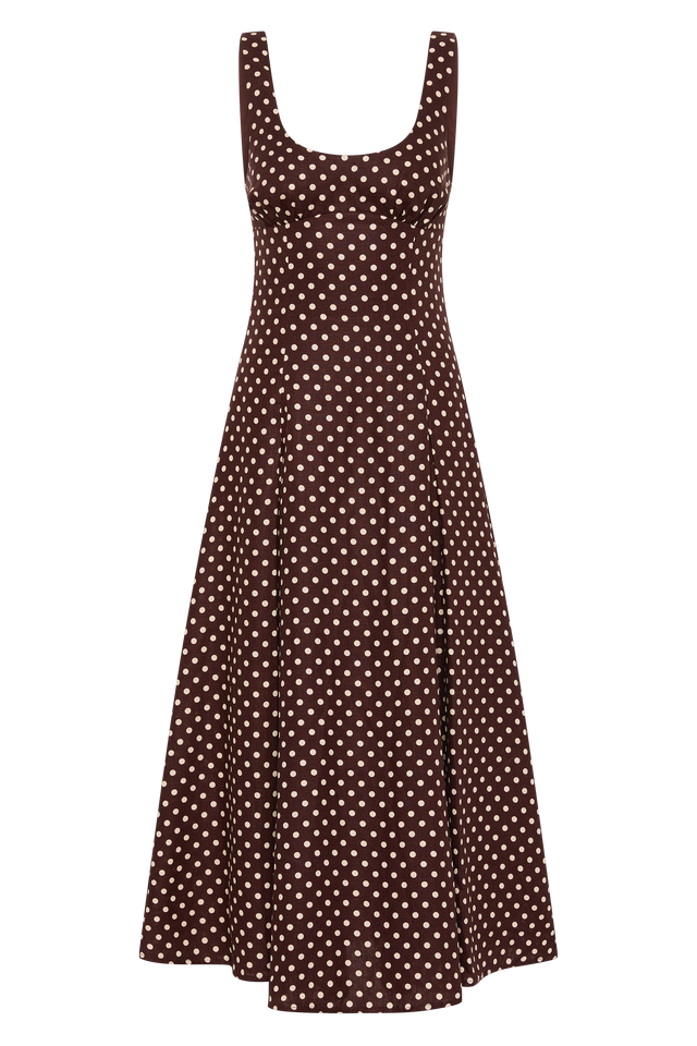 Esme Midi Dress Martinha Polka Dot