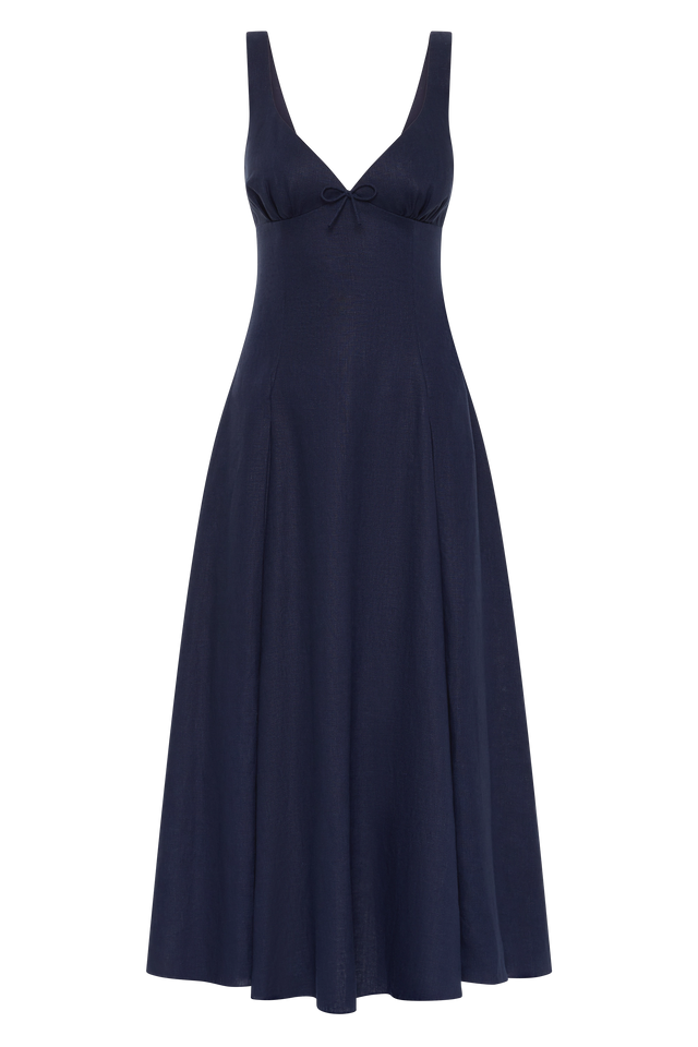 Adalee Midi Dress Navy