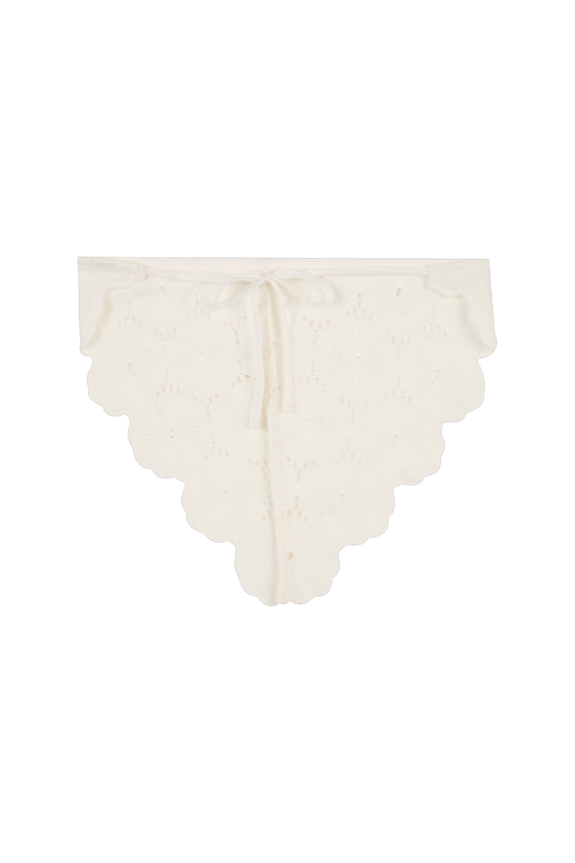 Paloma Head Scarf Dolce Broderie White