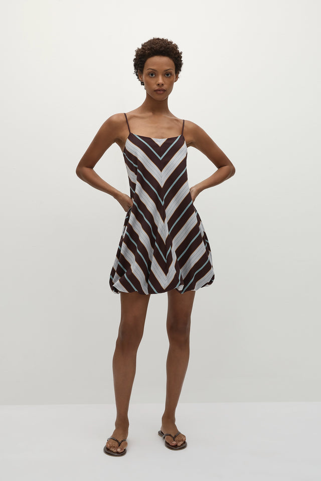 Aniela Mini Dress Athens Stripe