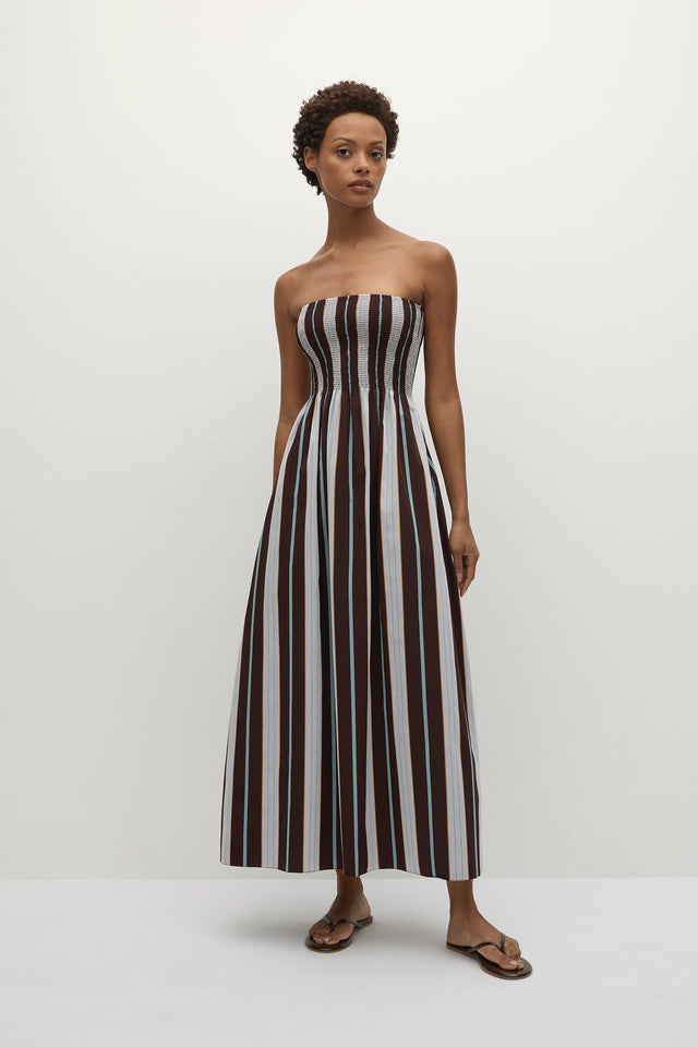 Sanya Maxi Dress Athens Stripe