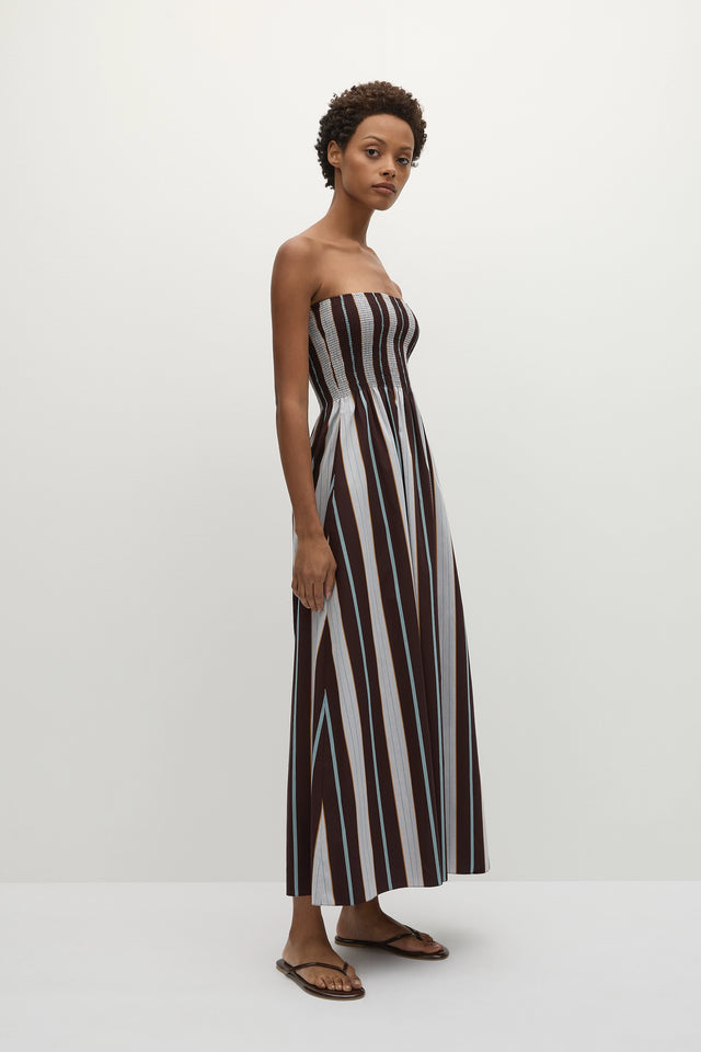 Sanya Maxi Dress Athens Stripe