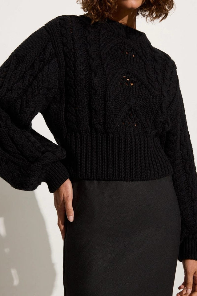 Alanna Knit Jumper Black