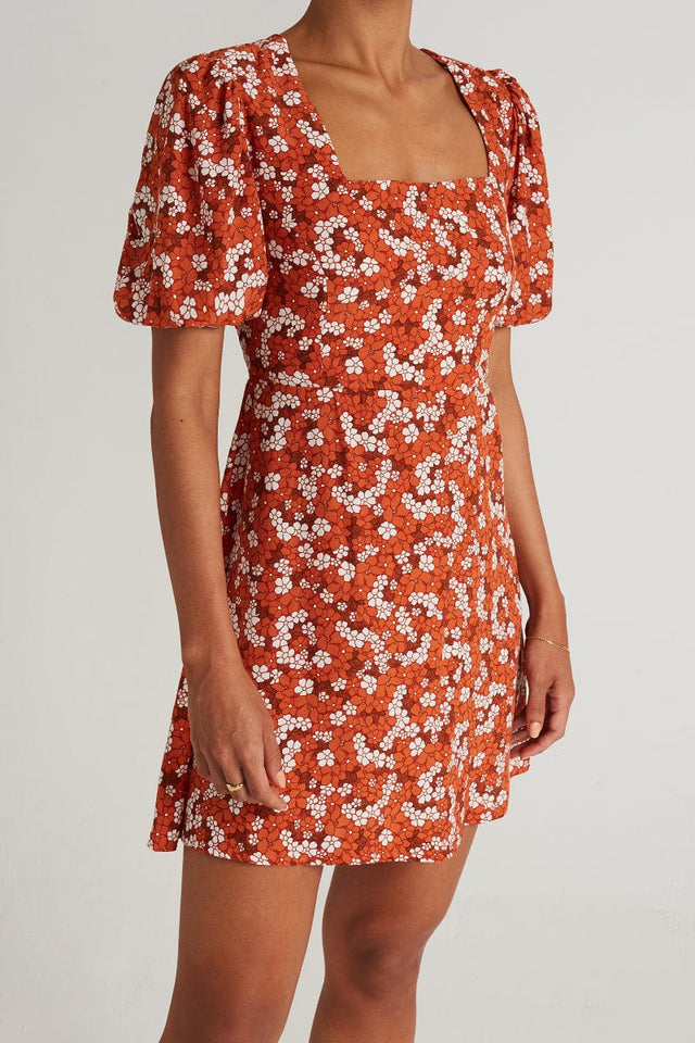 Allegra Mini Dress Valencia Floral Print - Final Sale