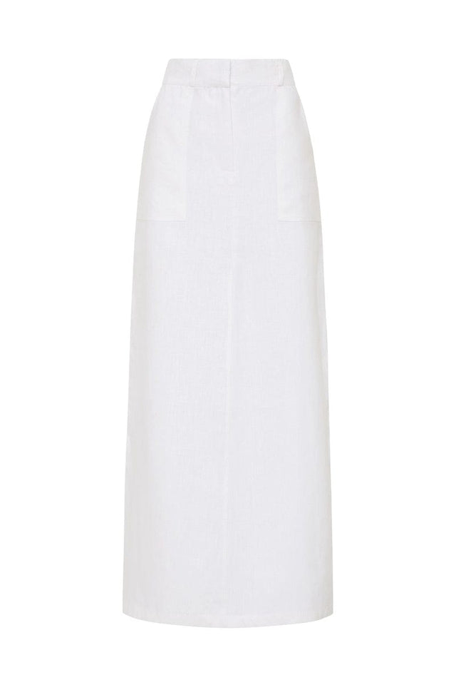 Amreli Maxi Skirt White Faithfull the Brand AU - Main Image