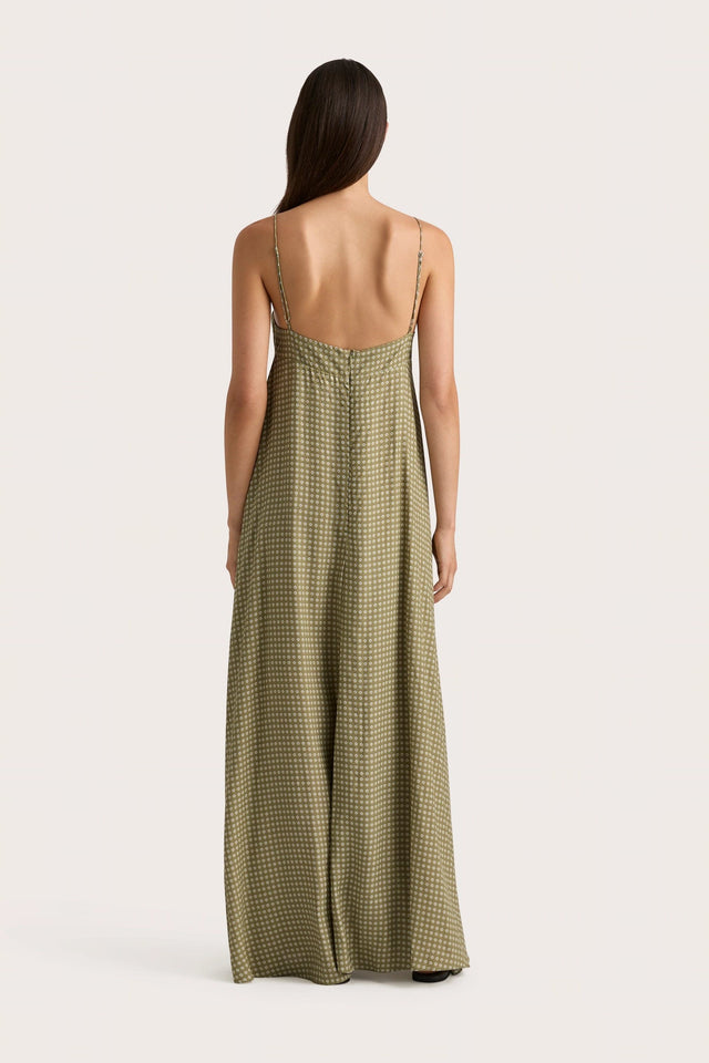 Anessa Maxi Dress Oliander Khaki