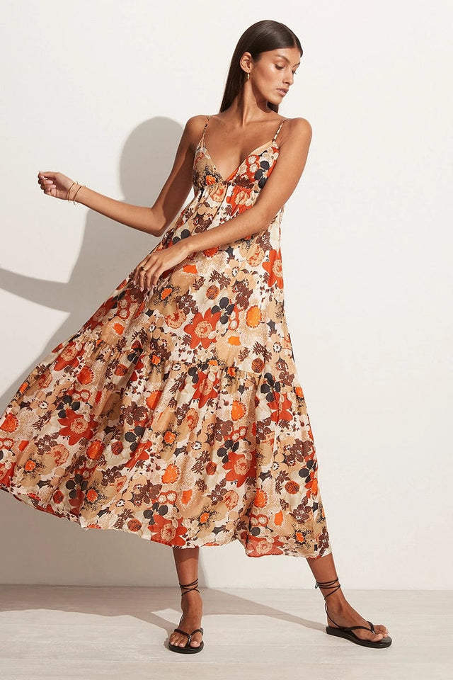 Anisha Maxi Dress Kaiya Floral Print MIRAGE APPAREL Maxi Dress