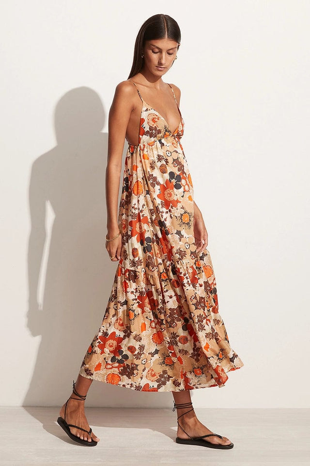 Anisha Maxi Dress Kaiya Floral Print MIRAGE APPAREL Maxi Dress